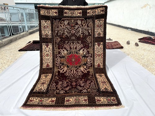 4x7 afghan hand - afghan,