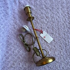 English Heritage Antique Brass lamp stand RRP £70 New but minor scratches
