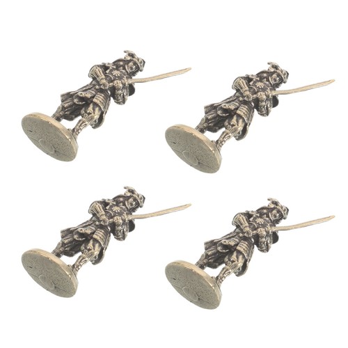 Pcs brass warrior ornaments - 4,
