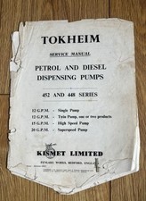 Kismet Tokheim 452 & 448 Series Dispensing Pumps - Workshop Service Manual