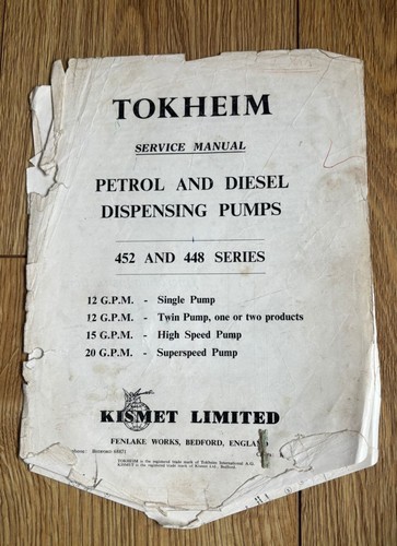 Kismet tokheim 452 448 - tokheim, &