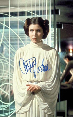 Photo signed by carrie - a3,