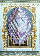 Greeting Card  Decoupage 3D