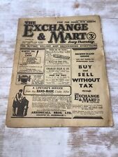 1940 Exchange & Mart Magazine Newspaper Nov 21 Scarce Vintage Ephemera
