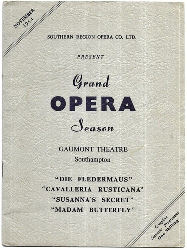 1954 grand opera season - 1954,