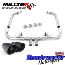 Milltek Porsche Cayman 718 GTS Exhaust System 2.5T Stainless Black Tip SSXPO135