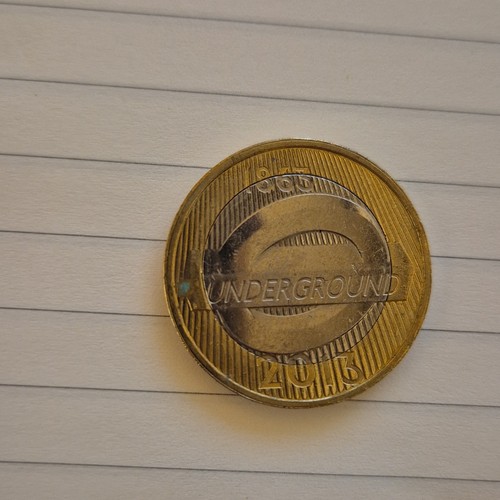 Coin two pound - coin, london