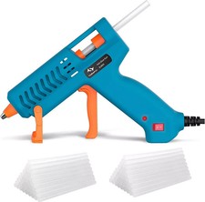 Tilswall Hot Glue Gun for Crafting, 50W Mini Melt Guns with 75pcs 130mm Glue St