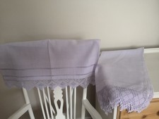 2 x Vtg Lavender Colour Irish