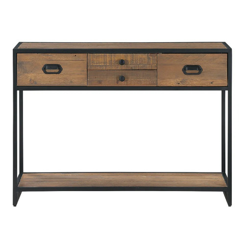 Reclaimed large console table - console,