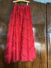 Red Skirt Boden Size 14 Never