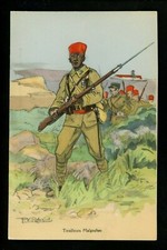 Military Vintage postcard