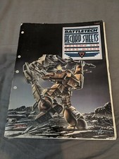 Battletech Record Sheets Volume Six Rear Vintage Source book Battletech 1668
