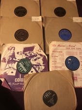 78 RPM Record Collection Mixed Artists Set 6