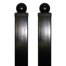 ALEKO Black Steel Gate Posts