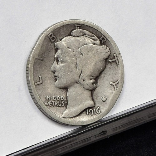 1916 mercury dime vg - -,