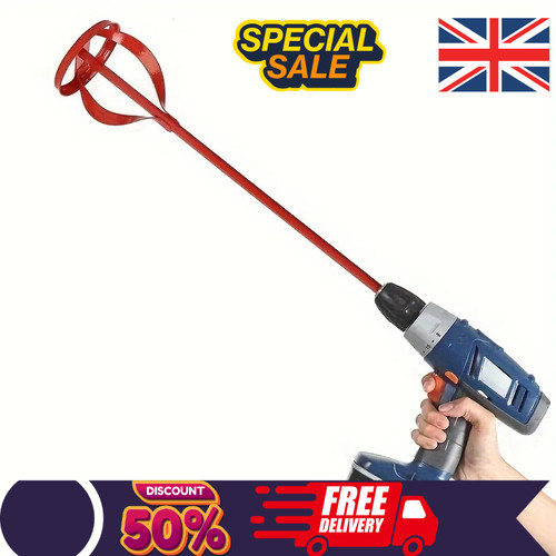 Red drill mixer - drill, paddle