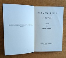 Eleven Plus Minus, A Novel by