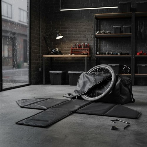 Folding bike carrying case - folding,
