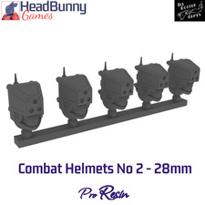 Combat Helmeted Heads Set No2