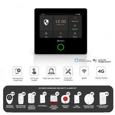 Wireless Security Alarm Kit WIFI GSM Complete Smart Home Burglar Sensor System