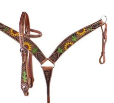 Leather Western Tack Set With