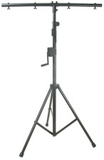 New QTX Heavy Duty High Quality DJ Disco Winch Wind Up T-Bar Lighting Stand