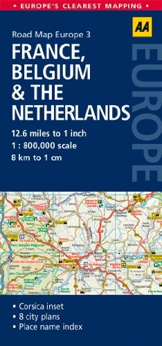 Road map france belguim - france,, &
