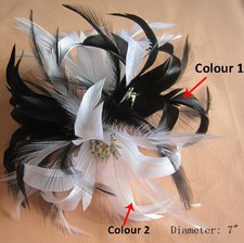 Elegant Feather Flower