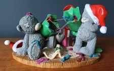 Large Me To You Blue Nose Tatty Bear Figurine - CHRISTMAS CRACKER 2004 - Ltd Edt