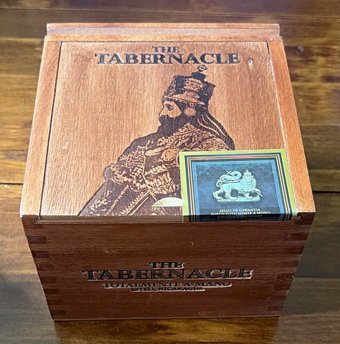 Wooden cigar box tabernacle - box,,