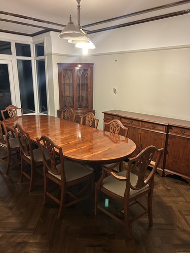 Yew dining room - table, with