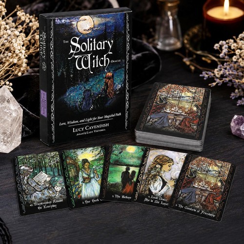 Solitary witch oracle tarot - witch,