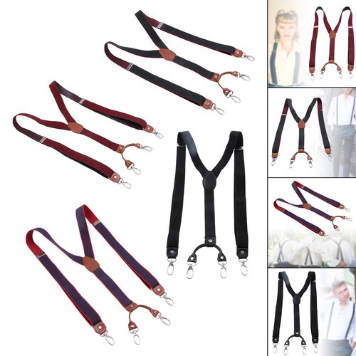 Men suspenders swivel hooks - men's,