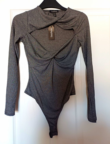 Boohoo silver grey sparkly - silver/grey,