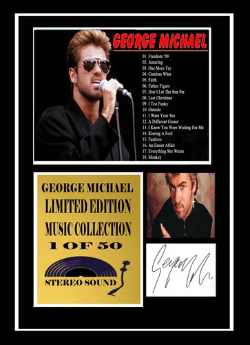 George michael signed - ,