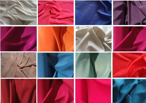 Polyester crepe fabric various