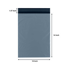 Grey Mailing Parcel, Courier Postal Postage Bags Post Poly Self Seal 10 x 14''