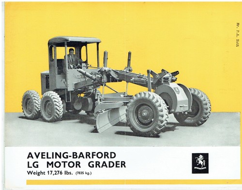 Aveling barford series - barford, lg
