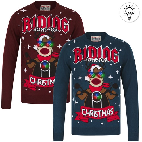 Men christmas jumper led - men's,