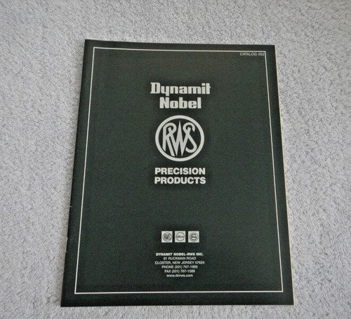 Dynamit nobel rws catalog - nobel,