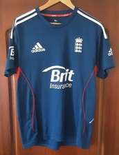 England Cricket Jersey Adidas Brit Insurance Blue Large- 44/46