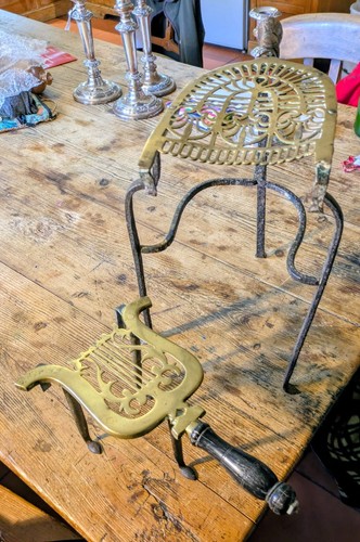 Antique georgian brass - brass, trivets