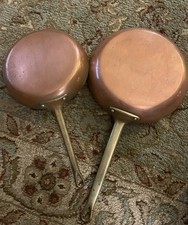 Vintage set of 2 Lined French