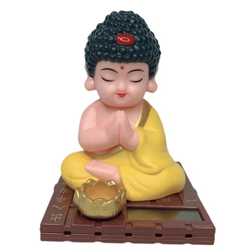 Reusable plastic solar buddha - reusable,