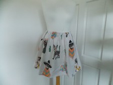 cute kawaii quirky mexican cats kitten fiesta geek nerd handmade skirt one size