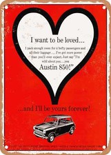 METAL SIGN - 1961 Austin 850 I