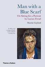 Man with blue scarf on - with, scarf: