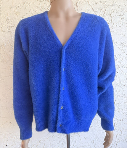 Stussy mens blue cardigan - stussy,