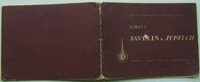 Jowett Javelin & Jupiter original Illustrated List of Spare Parts 1952